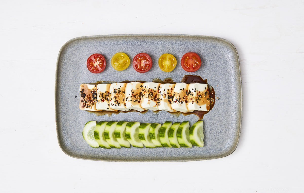 Clearspring Recipe - Tofu Sashimi with Tamari and Shichimi Togarashi
