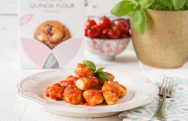 
          
            Gluten Free Quinoa Flour - Potato & Carrot Gnocchi - Clearspring
          
        