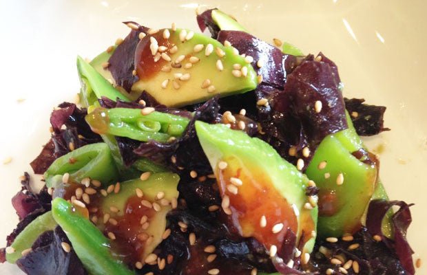 
          
            Sea Vegetable & Avocado Salad with Tangy Umeboshi Sauce - Clearspring
          
        