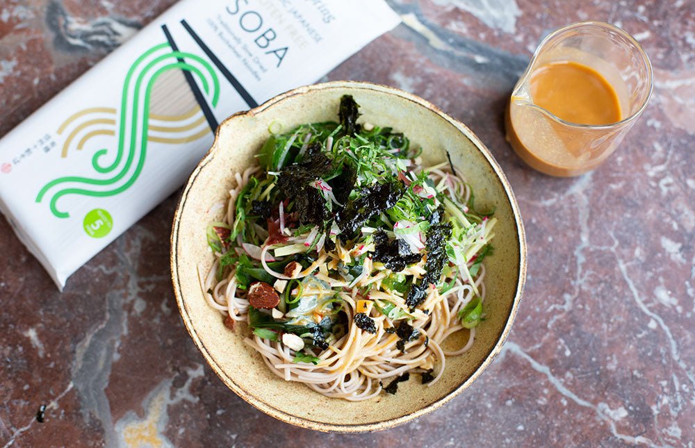 
          
            Seaweed and Soba Noodle Salad with Peanut Sauce - Clearspring
          
        
