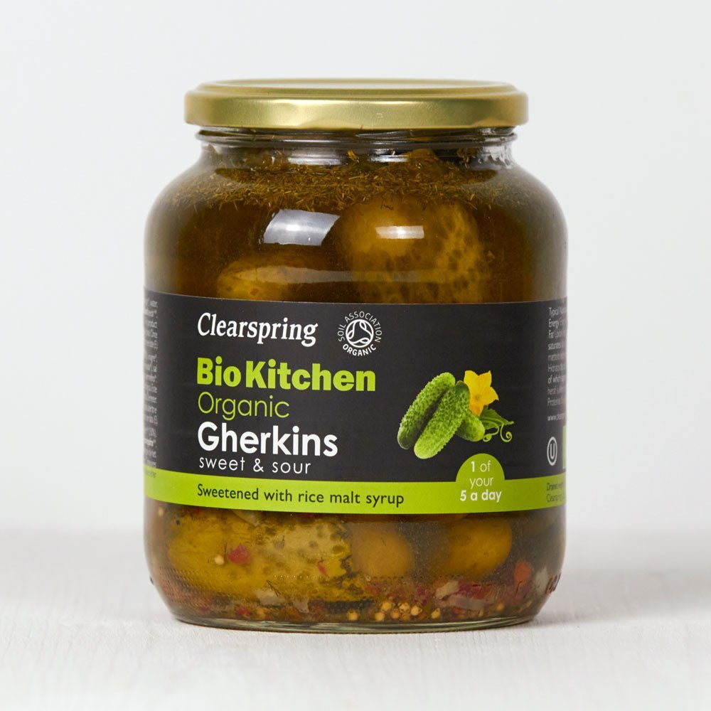 Clearspring Bio Kitchen Organic Gherkins (Sweet &amp; Sour) (6 Pack)