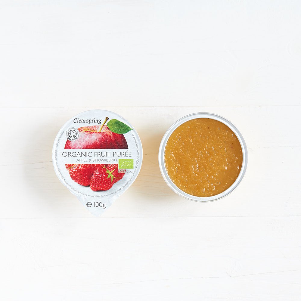 Clearspring Organic Fruit Purée - Apple &amp; Strawberry
