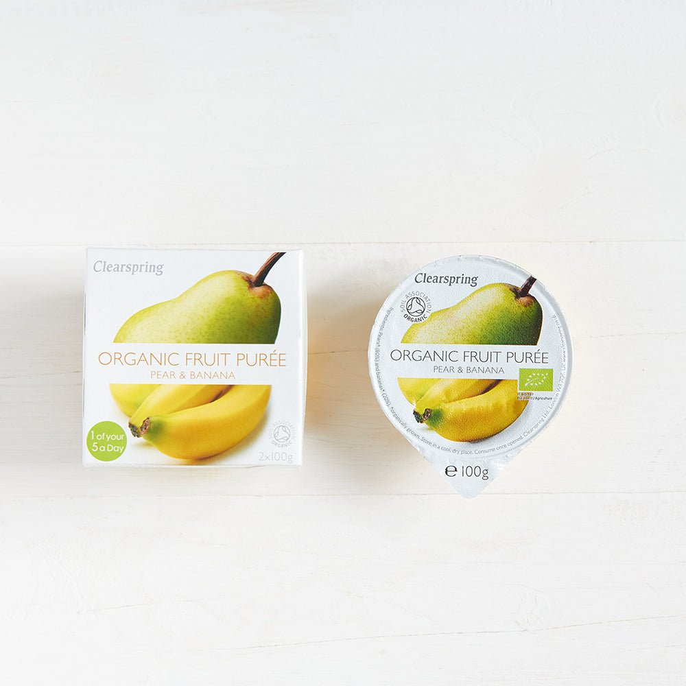Clearspring Organic Fruit Purée - Pear &amp; Banana