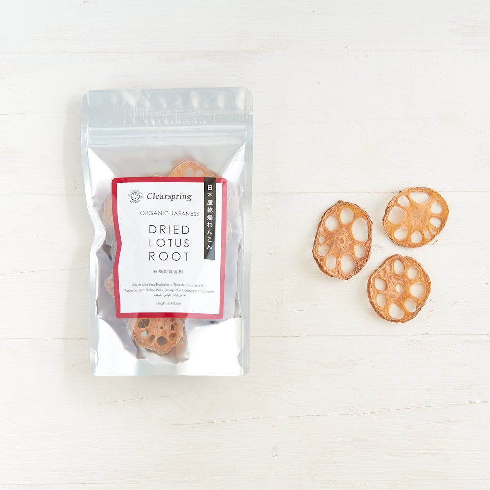 Clearspring Organic Japanese Dried Lotus Root Slices