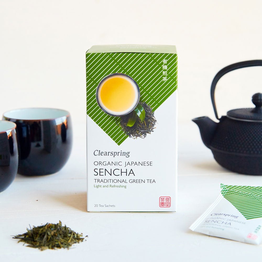 Clearspring Organic Japanese Sencha Green Tea - 20 Tea Sachets