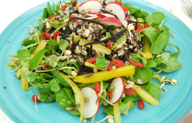 
          
            Hijiki Quinoa Salad with Orange Ume Plum Dressing - Clearspring
          
        