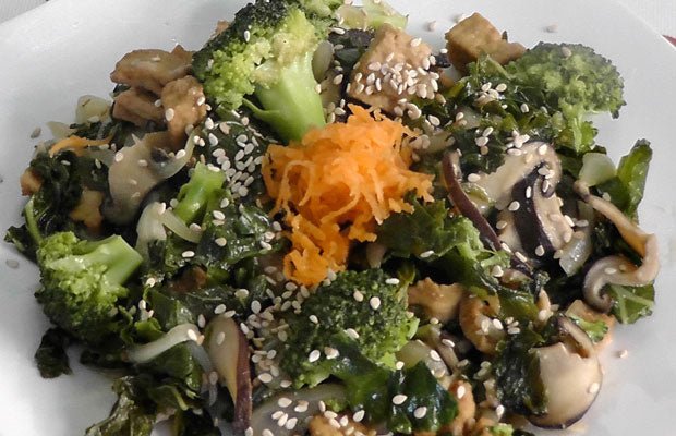 
          
            Kale, Broccoli & Tofu Stir-Fry With Ginger Miso Dressing - Clearspring
          
        