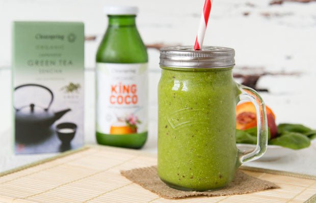 
          
            King Coco Smoothie with Coconut Water, Green Tea & Nectarine - Clearspring
          
        