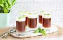 Vegan Consommé Shots with Tofu Cream - Clearspring