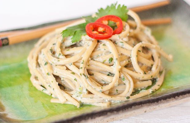 
          
            Soba Noodles with a Creamy Silken Tofu Herb Sauce - Clearspring
          
        