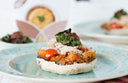 Stuffed Mushrooms with Seaweed Gremolata & Brown Rice Breadcrumbs - Clearspring
