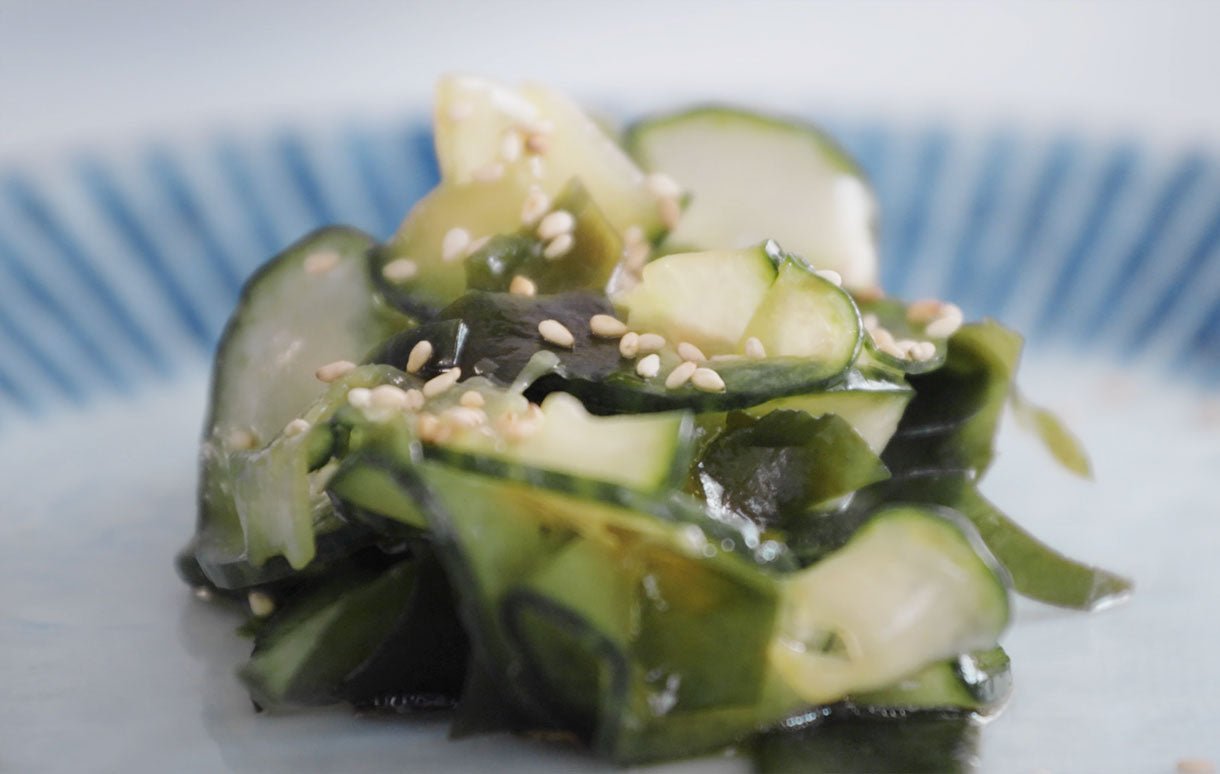 
          
            Sunomono Wakame Cucumber Salad - Clearspring
          
        