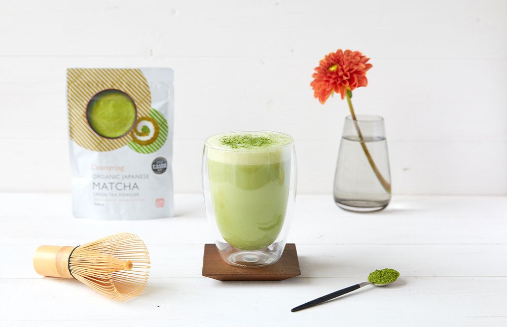 
          
            Frothy Warm Matcha Latte - Clearspring
          
        