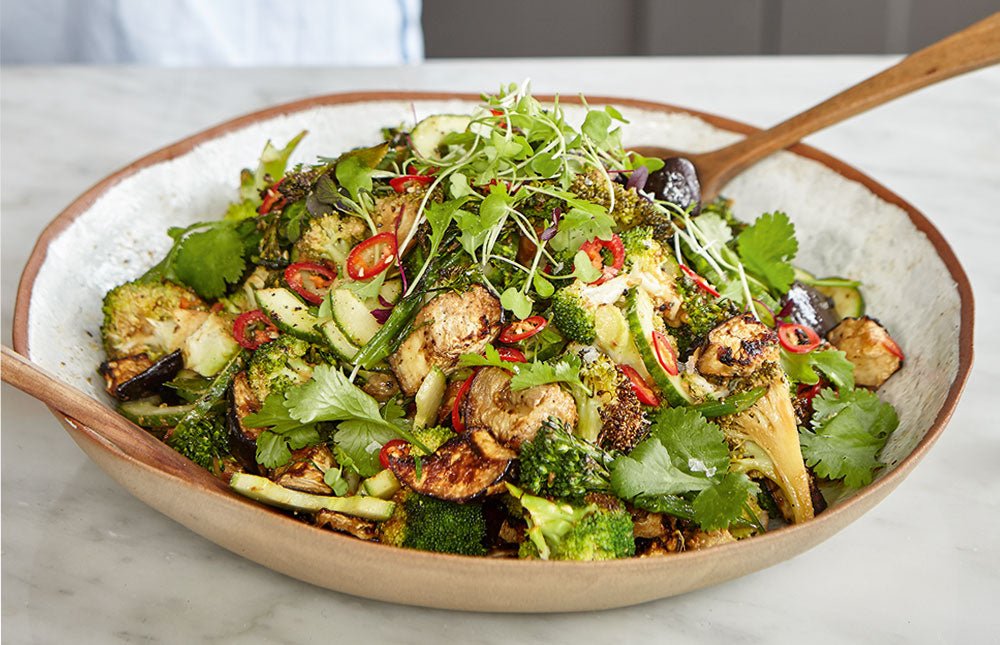 
          
            Spicy Miso Aubergine and Broccoli Salad - Clearspring
          
        