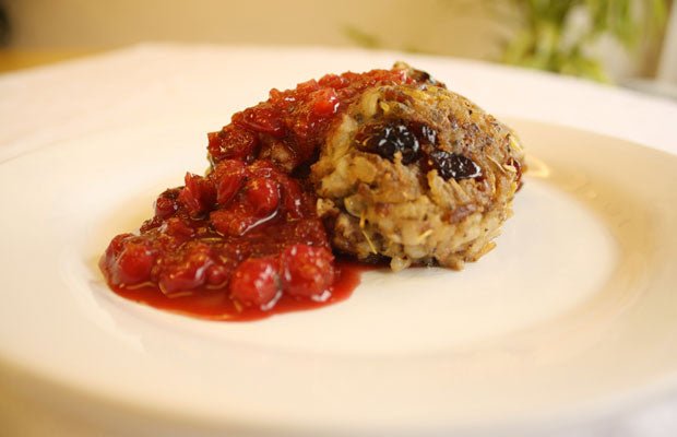 
          
            Wild Rice Rissole Patties with Cranberry Chutney - Clearspring
          
        