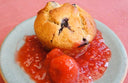 Muffins with Red Fruity Sauce - Clearspring