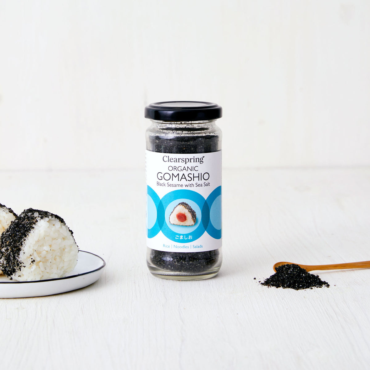 Organic Gomashio - Black Sesame with Sea Salt (6 Pack)