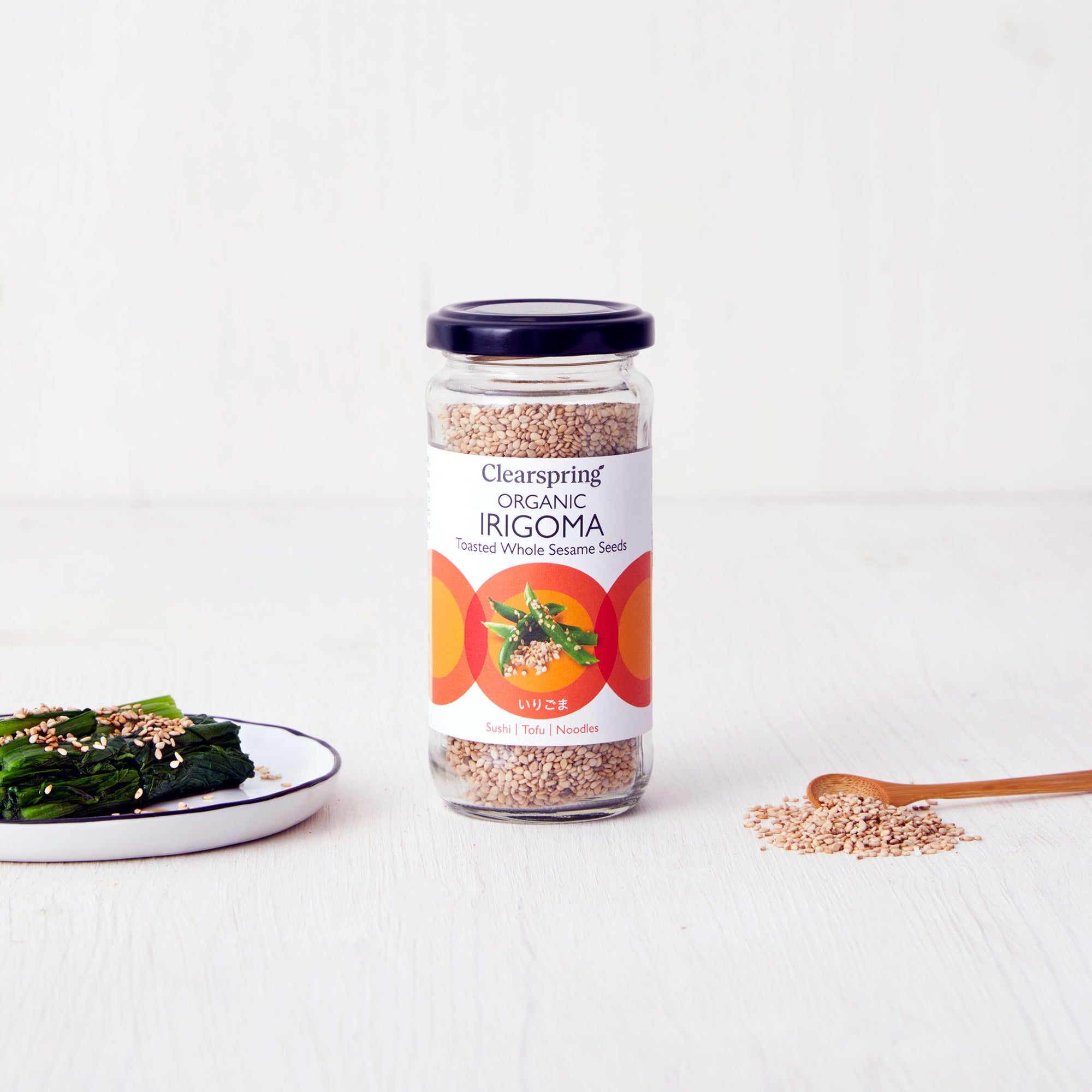 Clearspring Organic Irigoma - Toasted Whole Sesame Seeds