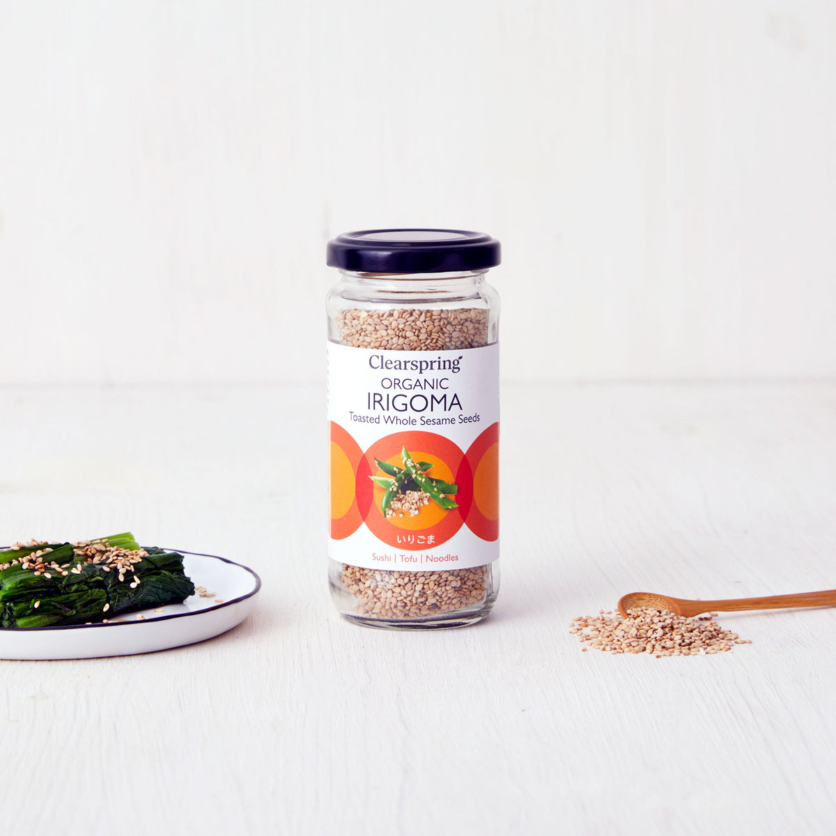 Organic Irigoma - Toasted Whole Sesame Seeds (6 Pack)