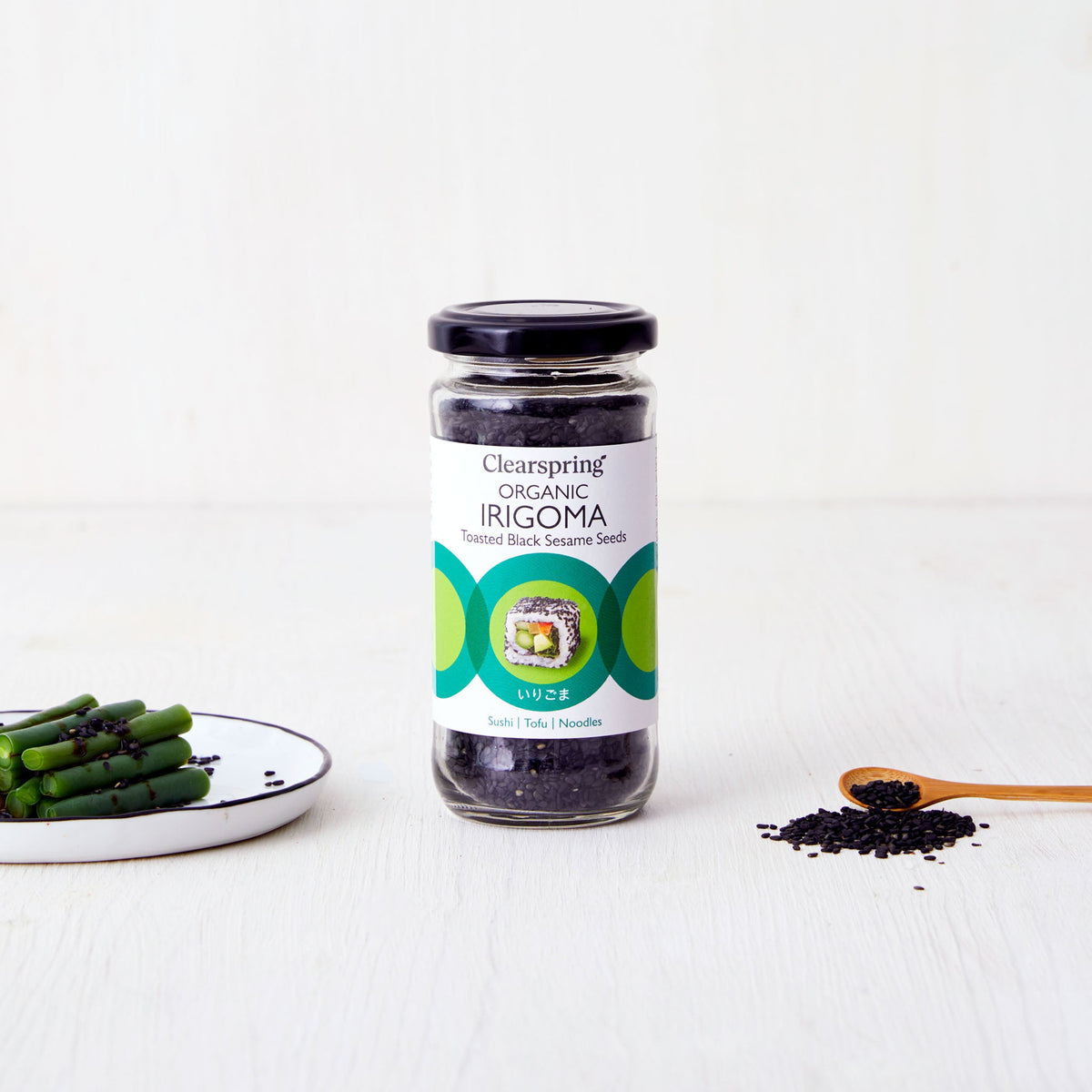 Organic Irigoma - Toasted Black Sesame Seeds (6 Pack)