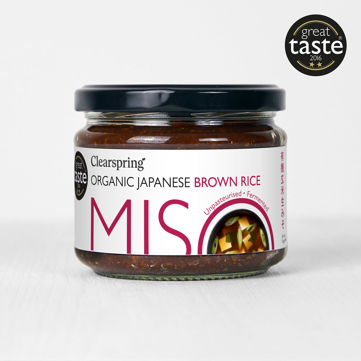 Organic Japanese Brown Rice Miso Paste - Unpasteurised | Clearspring
