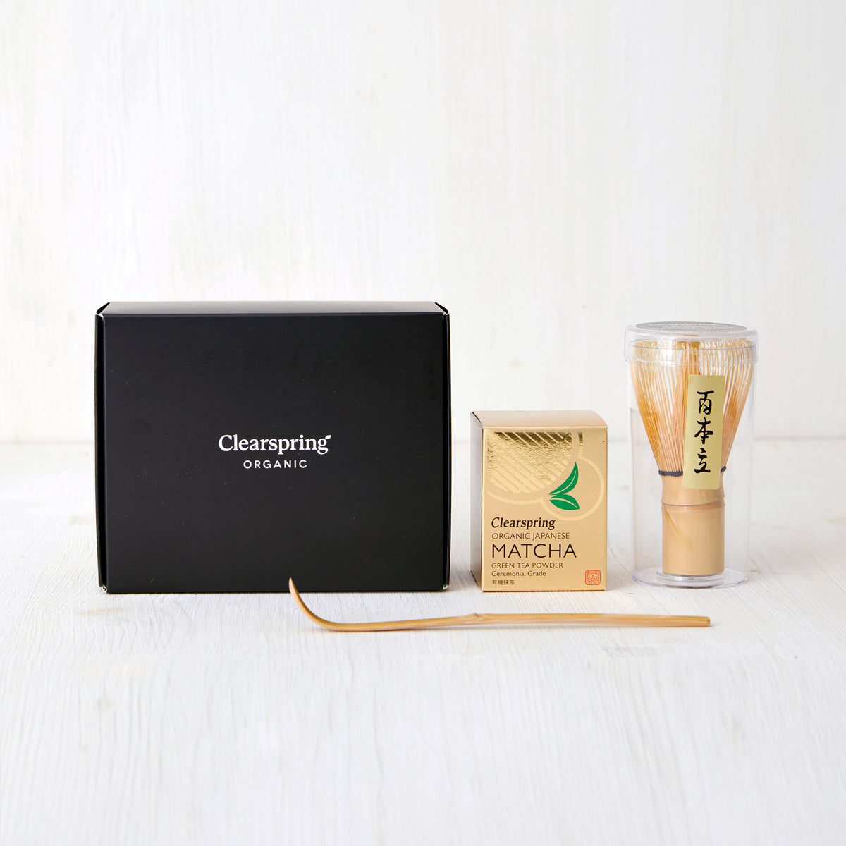 Clear Spring Match Set Clearspring Organic Japanese Matcha Green Tea Powder - Ceremonial Grade ...