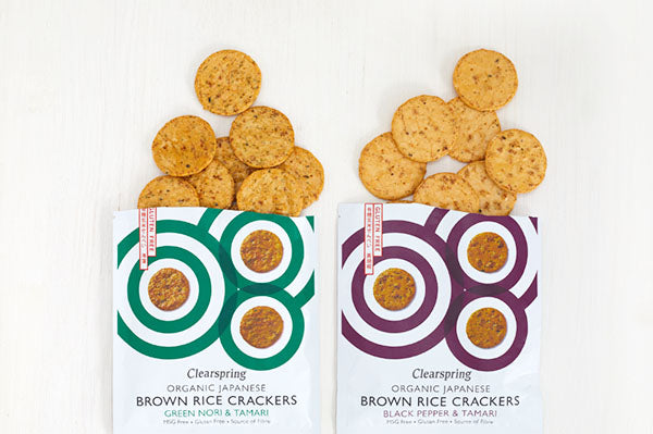 Clearspring Organic Japanese Brown Rice Crackers