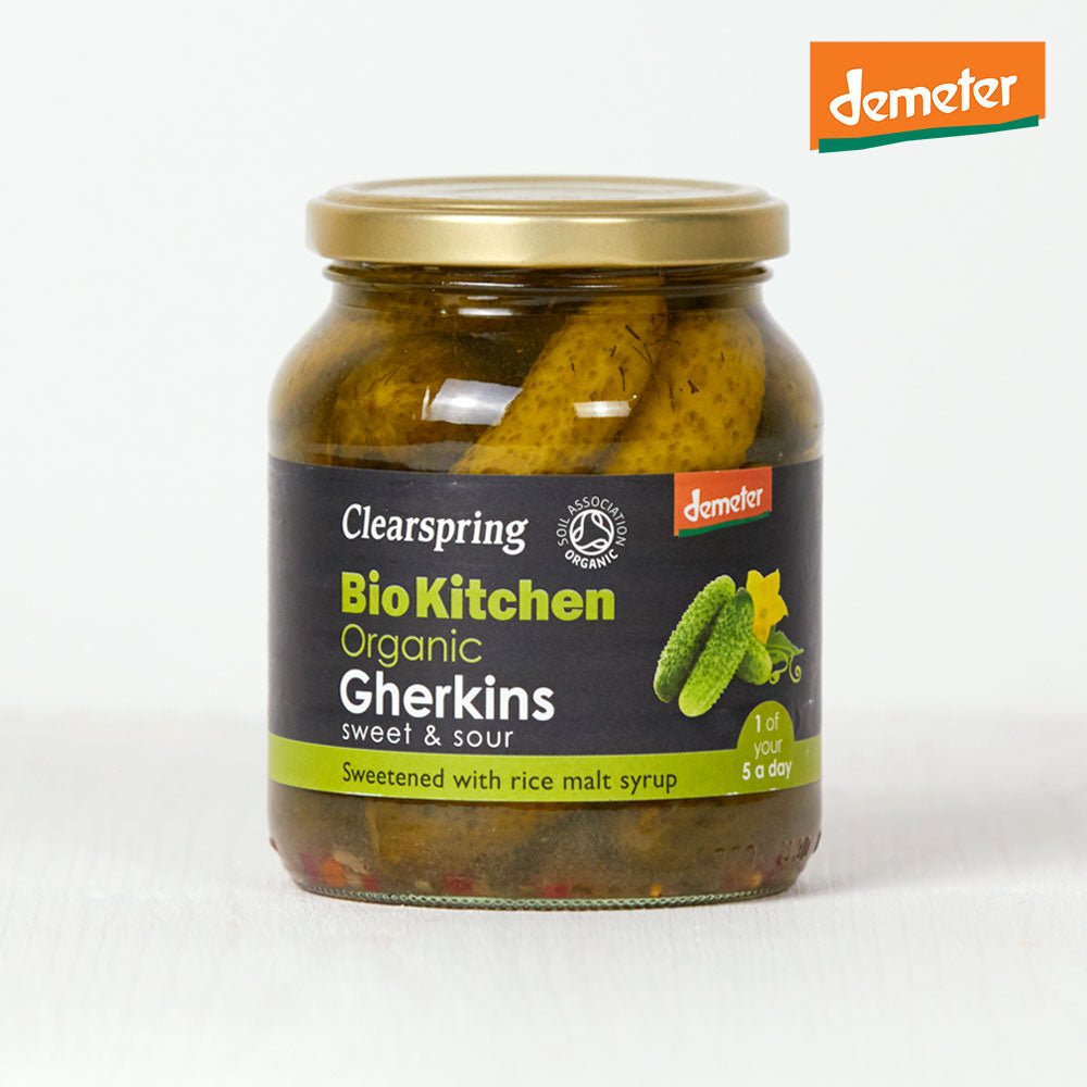 Clearspring Bio Kitchen Organic / Demeter Gherkins (Sweet & Sour)