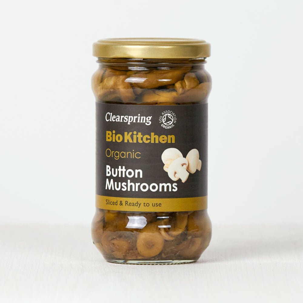 Clearspring Bio Kitchen Organic Button Mushrooms (6 Pack)