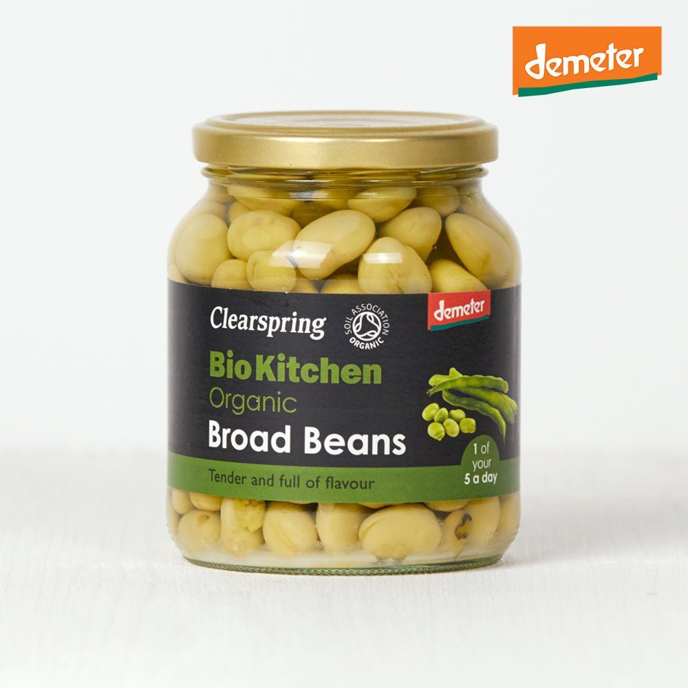 Clearspring Bio Kitchen Organic / Demeter Broad Beans (6 Pack)