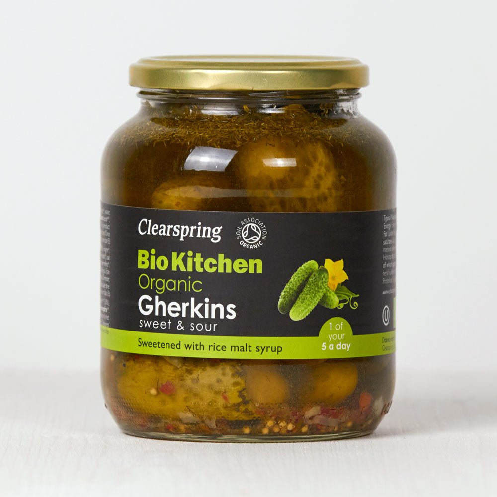 Clearspring Bio Kitchen Organic Gherkins (Sweet & Sour)