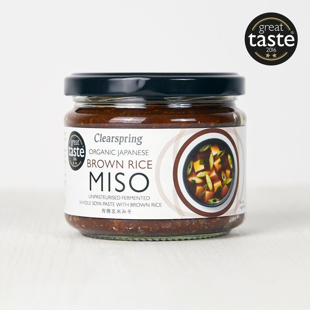 Clearspring Organic Japanese Brown Rice Miso Paste - Unpasteurised