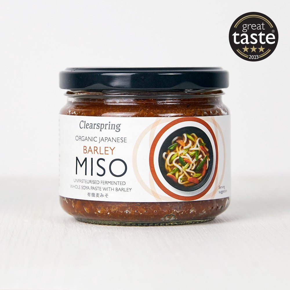 Clearspring Organic Japanese Barley Miso Paste - Unpasteurised (6 Pack)