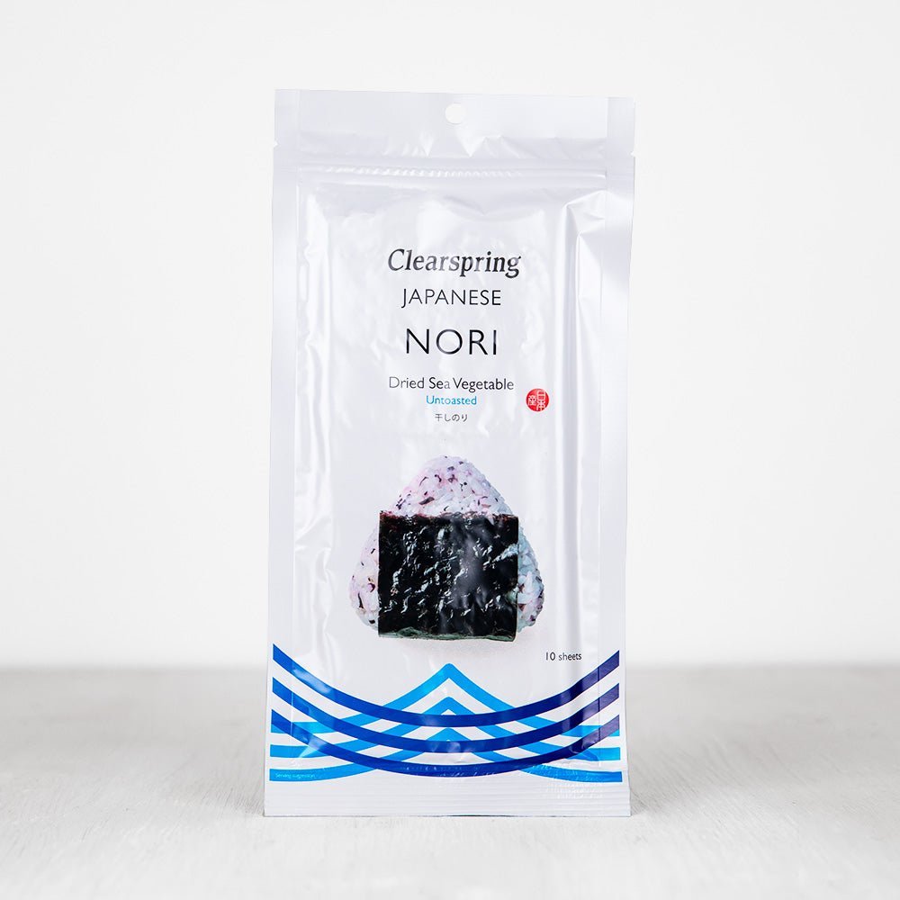 Clearspring Japanese Nori - Dried Sea Vegetable (Untoasted) (6 Pack)