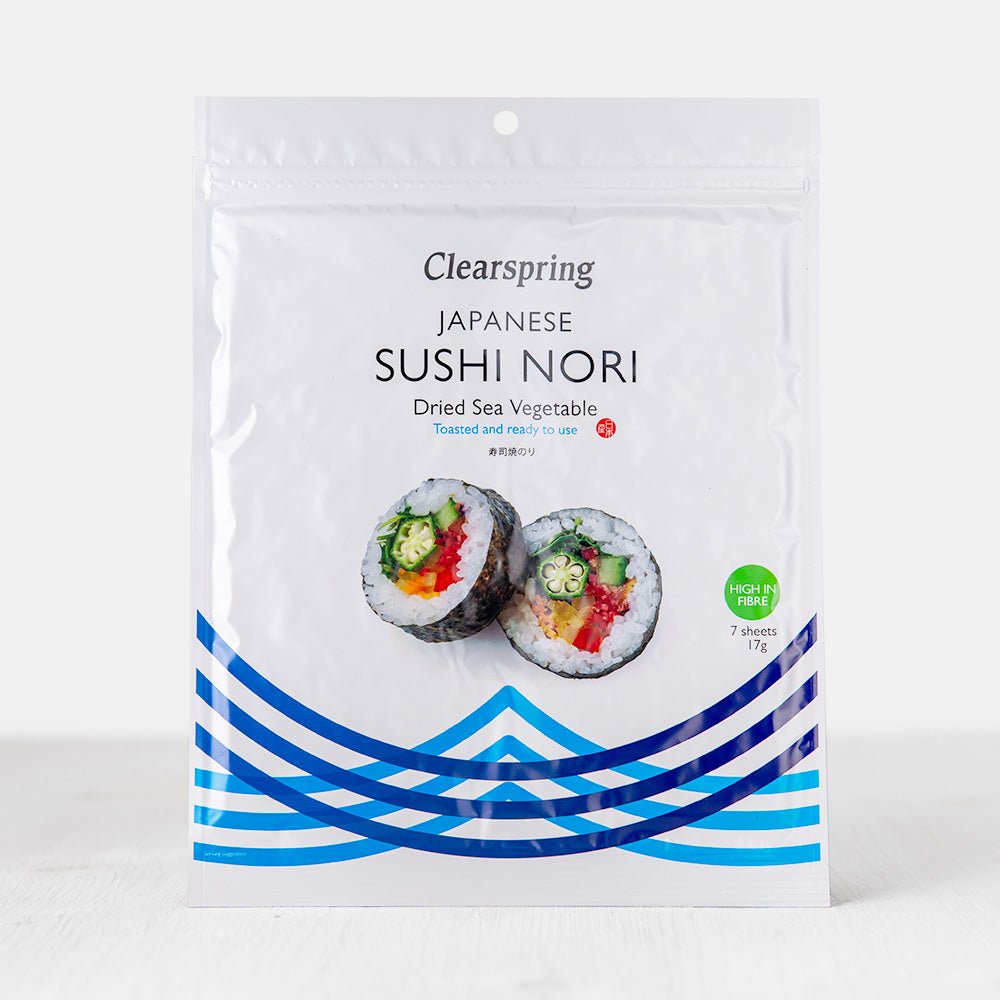 Clearspring Japanese Sushi Nori - Dried Sea Vegetable (Toasted)