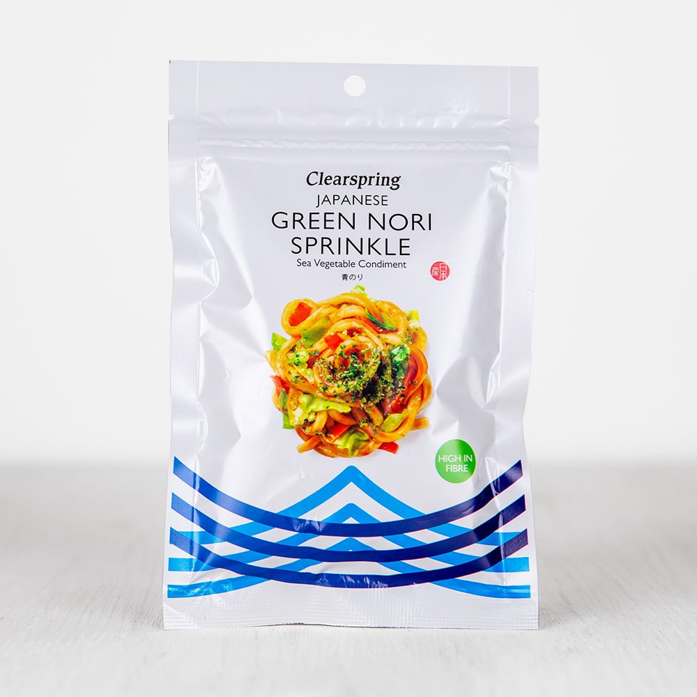 Clearspring Japanese Green Nori Sprinkle - Sea Vegetable Condiment