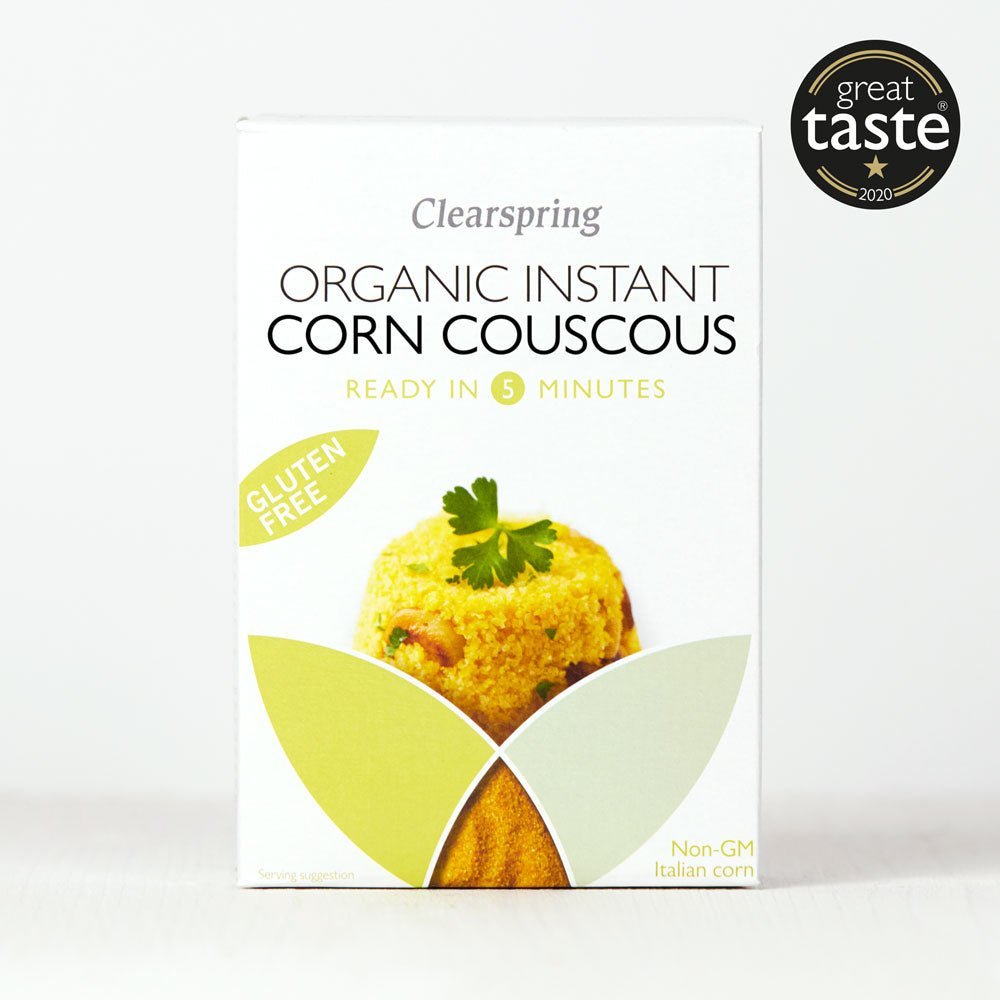Clearspring Organic Gluten Free Instant Corn Couscous (12 Pack)