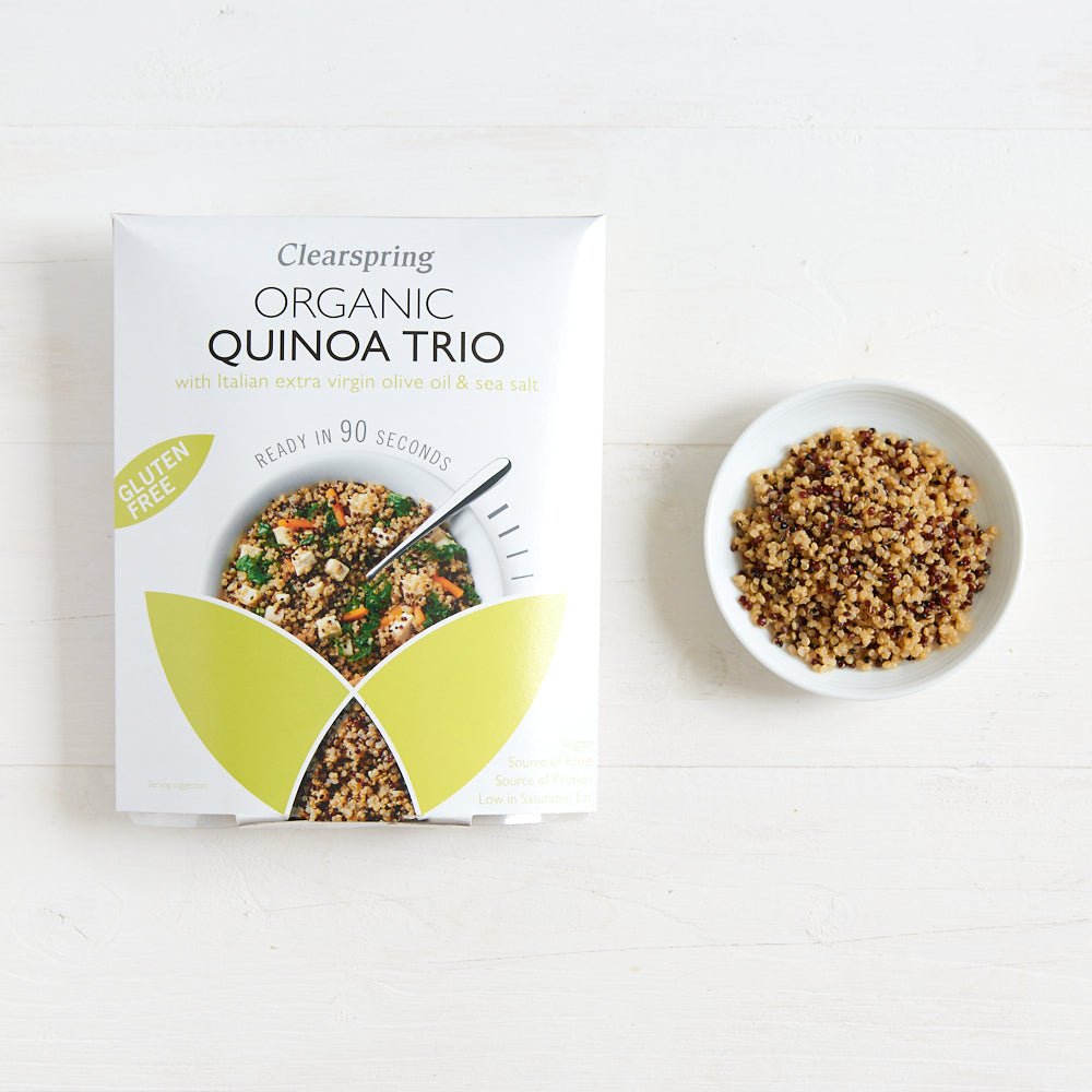 Clearspring Organic Gluten Free 90sec Quinoa Trio (5 Pack)