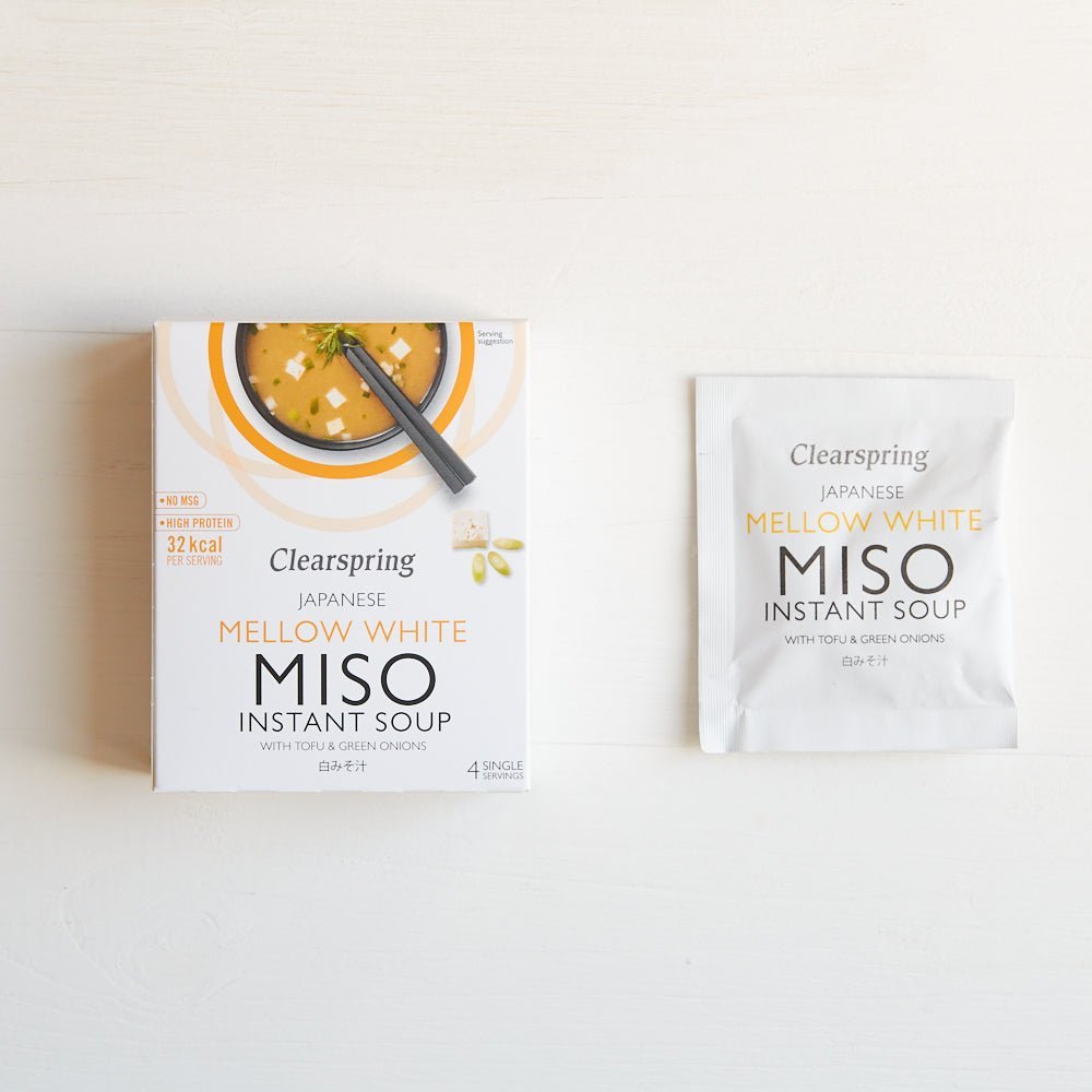 Clearspring Instant Miso Soup - Mellow White with Tofu (8 Pack)