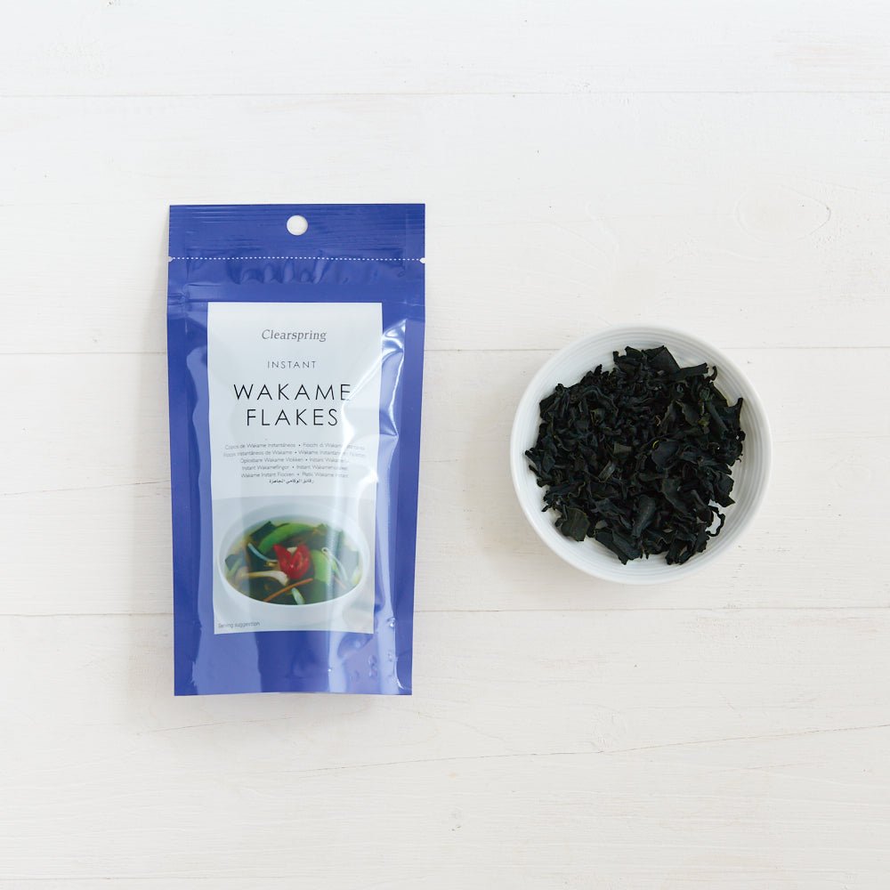 Japanese Wakame Flakes - Dried Sea Vegetable | Clearspring