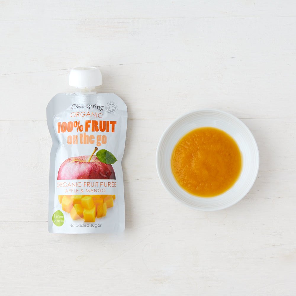 Clearspring Organic 100% Fruit on the Go - Apple & Mango Purée