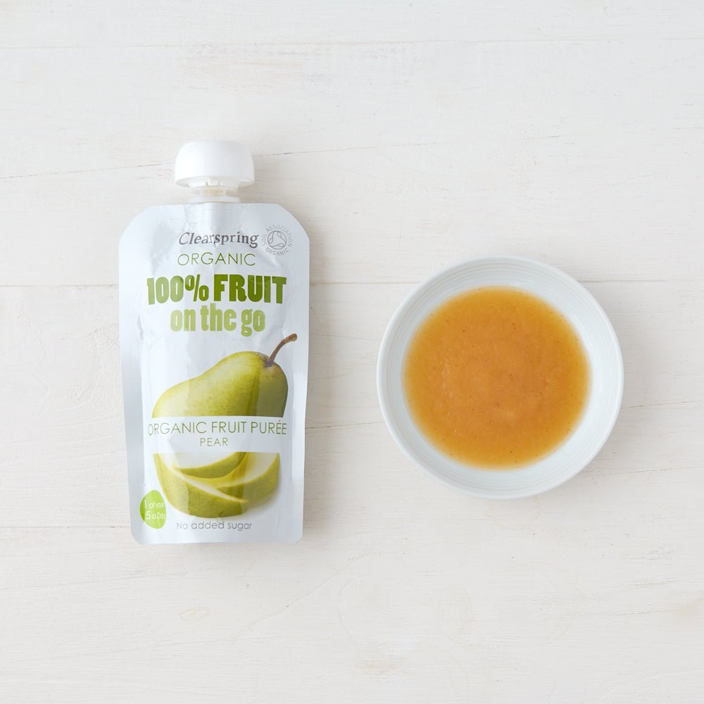 Clearspring Organic 100% Fruit on the Go - Pear Purée (8 Pack)