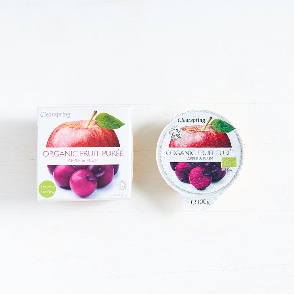 Clearspring Organic Fruit Purée - Apple &amp; Plum