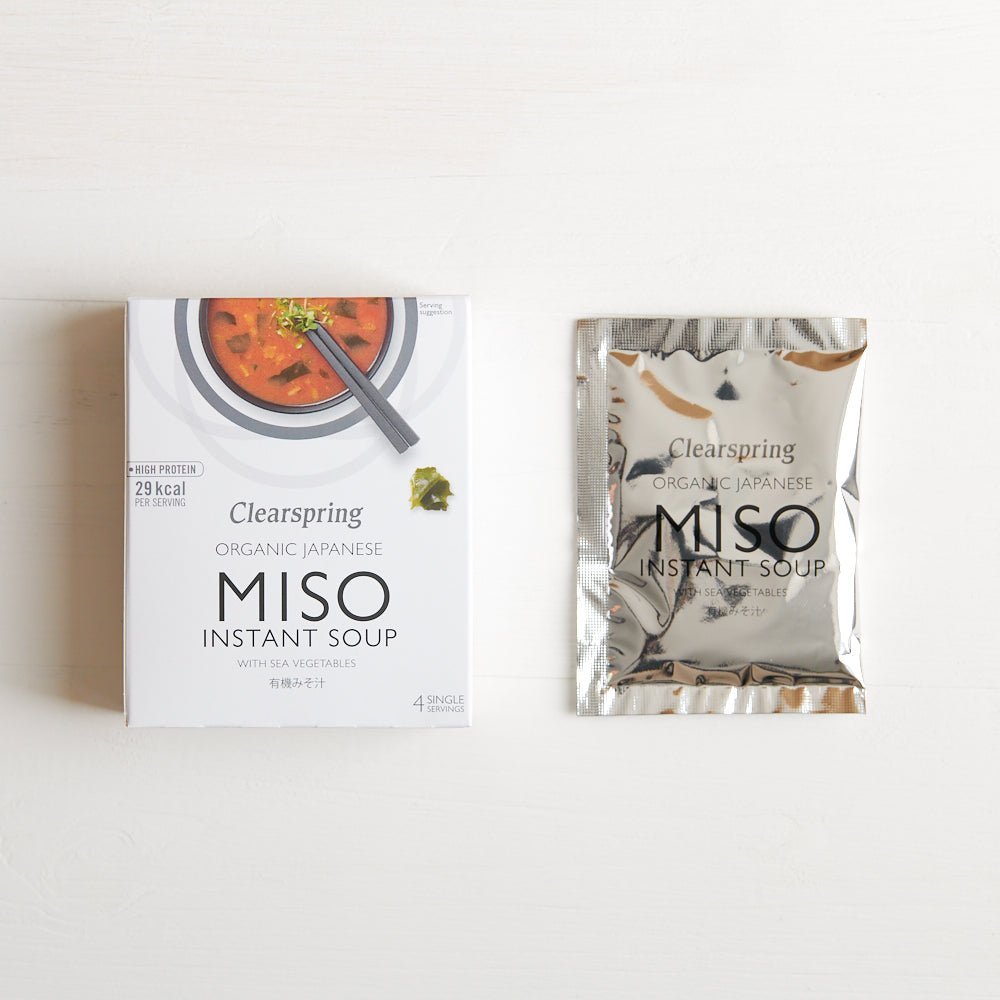 Clearspring Organic Instant Miso Soup - With Sea Vegetables (8 Pack)