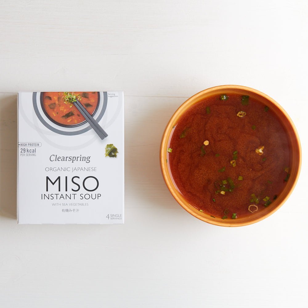 Clearspring Organic Instant Miso Soup - With Sea Vegetables (8 Pack)
