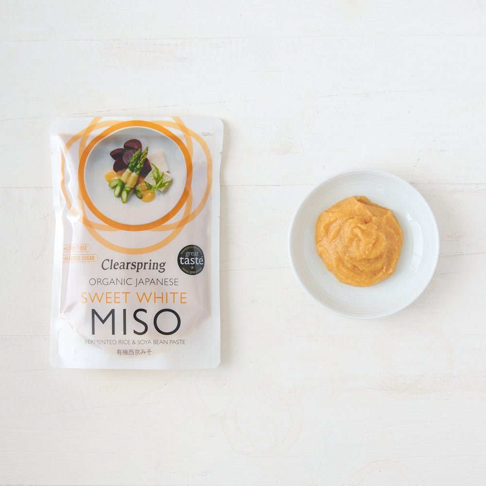 Clearspring Organic Japanese Sweet White Miso Paste - Pasteurised (6 Pack)