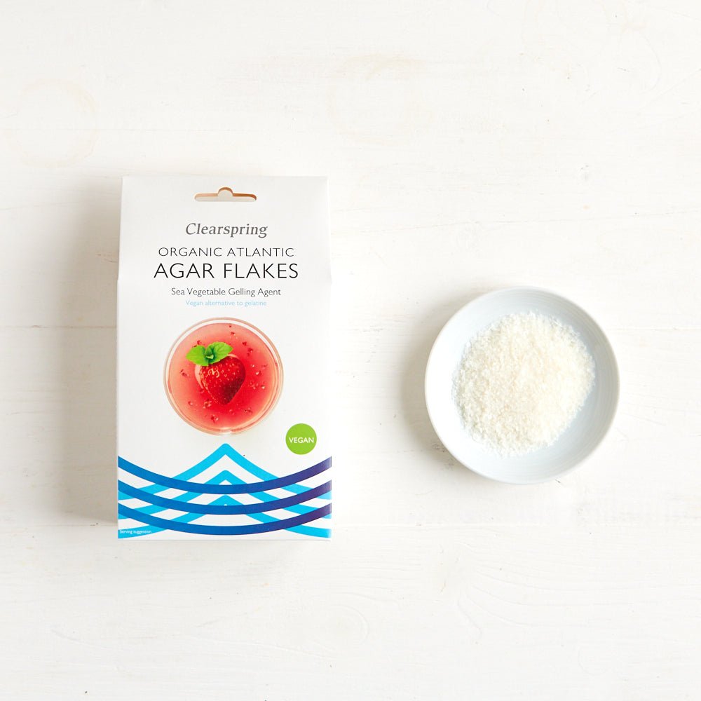 Clearspring Organic Atlantic Agar Flakes - Sea Vegetable Gelling Agent
