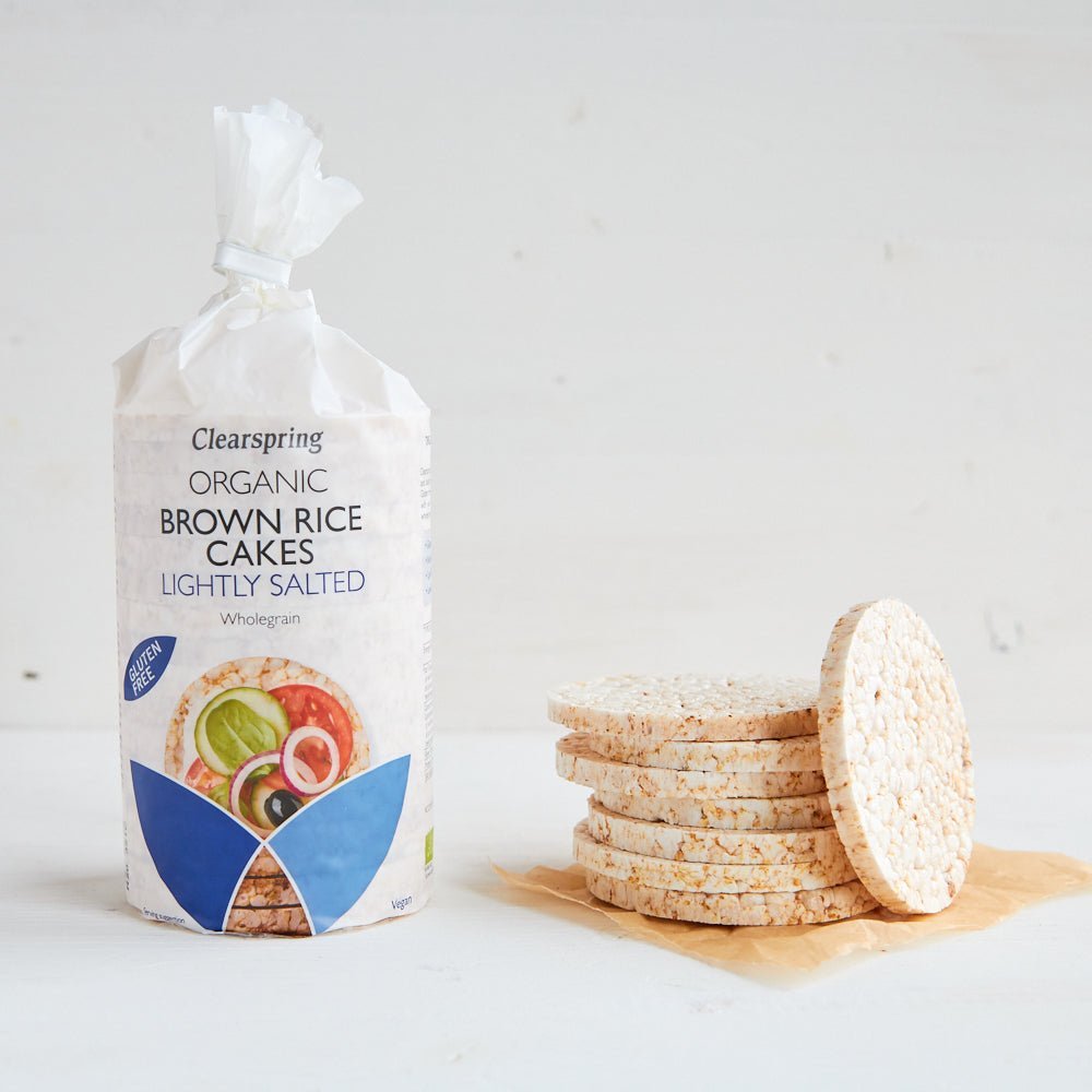 Clearspring Organic Brown Rice Cakes - Lightly Salted (6 Pack)