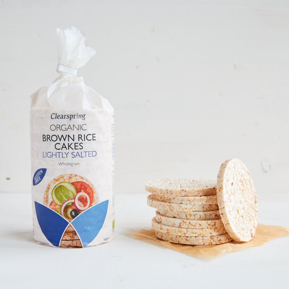 Clearspring Organic Brown Rice Cakes - Lightly Salted