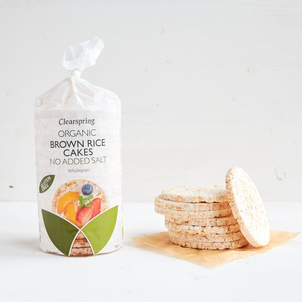 Clearspring Organic Brown Rice Cakes - No Added Salt (6 Pack)